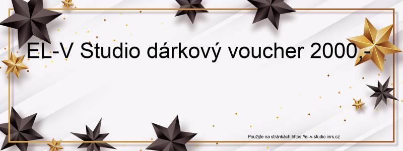 Voucher EL-V Studio dárkový voucher 2000,- 